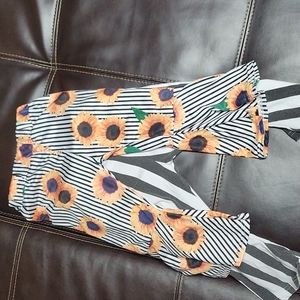 Two pairs girls bell bottoms